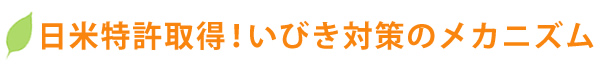 日米特許取得！いびき対策のメカニズム